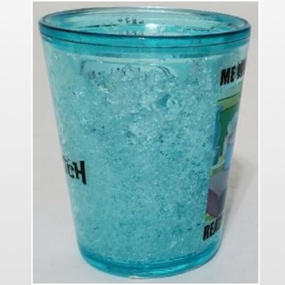 New Disney Stitch Blue Shot Glass Is Plastic - Picture 5 of 11